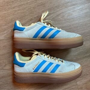 adidas Women's Platform Shoes in Blue and Cream